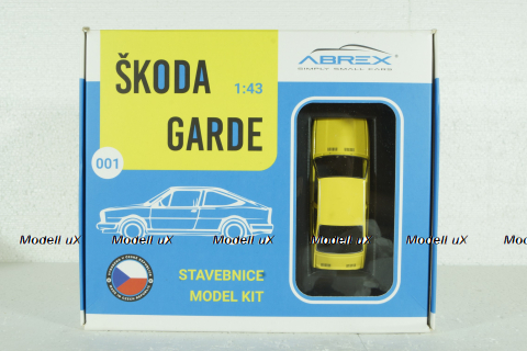 Кит Skoda Garde yellow 1982, 143SABS-722G-KIT, Abrex 1:43