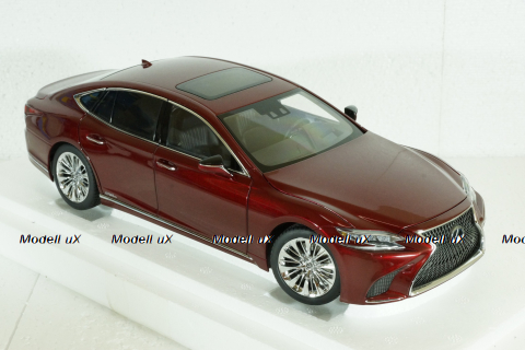 Lexus LS 500h, red metallic, 78869, AutoArt 1:18