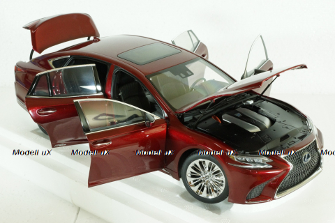 Lexus LS 500h, red metallic, 78869, AutoArt 1:18