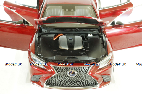 Lexus LS 500h, red metallic, 78869, AutoArt 1:18