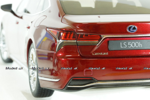 Lexus LS 500h, red metallic, 78869, AutoArt 1:18
