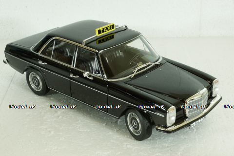 Mercedes-Benz 200 Taxi (W114) 1968, black, 83776, Norev 1:18  