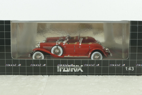Duesenberg SJ 2583 J-548 Torpedo Pheaton Walker La Grande red 1929, MX40406-052, Matrix 1:43