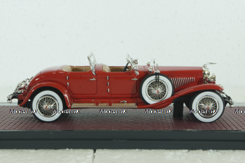 Duesenberg SJ 2583 J-548 Torpedo Pheaton Walker La Grande red 1929, MX40406-052, Matrix 1:43