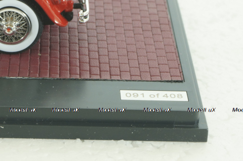 Duesenberg SJ 2583 J-548 Torpedo Pheaton Walker La Grande red 1929, MX40406-052, Matrix 1:43