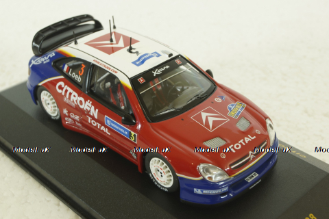 Citroen Xsara WRC #3 Loeb/Elena winner Sweden Rally 2004, RAM138, IXO 1:43