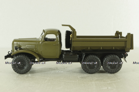 Зил-ММЗ-4510 самосвал 6х6 на шасси Зил-157, Легендарные грузовики СССР №104, Modimio 1:43