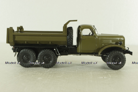 Зил-ММЗ-4510 самосвал 6х6 на шасси Зил-157, Легендарные грузовики СССР №104, Modimio 1:43