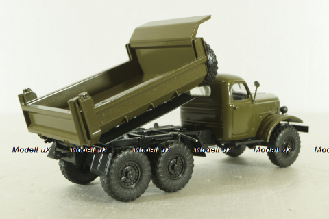 Зил-ММЗ-4510 самосвал 6х6 на шасси Зил-157, Легендарные грузовики СССР №104, Modimio 1:43