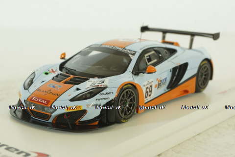 McLaren 12C GT3 #69 gulf racing 24hr, blue/orange, 144335 , TSM 1:43