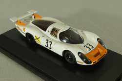 Porsche 908, 24h LeMans #33 R. Stommelen/J.Neerpasch 1968, white, 450372100, Schuco 1:43