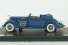 Duesenberg J-519-2548 Cabrio D leteren 1935, blue, MX40406-081, Matrix 1:43
