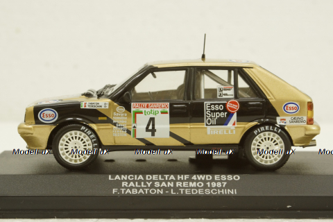 Lancia Delta HF Esso Rally San Remo 1987, SCR004, IXO 1:43