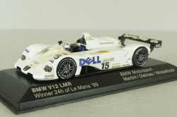 BMW V12 LMR winner 24h LeMans #15 1999, white, 80429418138, Minichamps 1:43