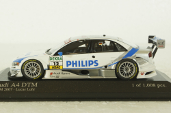 Audi A4 PHILIPS, Lucas Luhr, Audi Sport Team Rosberg, DTM 2007, Minichamps 1:43