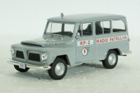 Rural Willys Radio Patrulha Policia 1970, Полицейские машины мира №60, Deagostini 1:43 (без журнала)