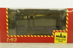 Маз-505 4х4 бортовой 1963г, хаки, Н211, Наш Автопром 1:43