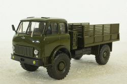 Маз-505 4х4 бортовой 1963г, хаки, Н211, Наш Автопром 1:43