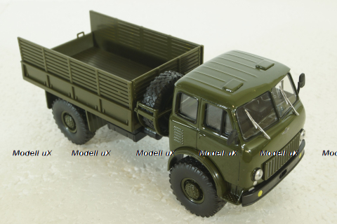 Маз-505 4х4 бортовой 1963г, хаки, Н211, Наш Автопром 1:43