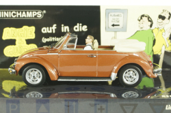 Volkswagen Beetle Cabriolet 1974, Angela Merkel, Guido Werstewelle, 436055140, Minichamps 1:43