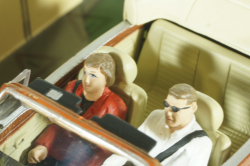 Volkswagen Beetle Cabriolet 1974, Angela Merkel, Guido Werstewelle, 436055140, Minichamps 1:43