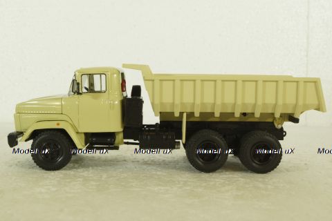 Краз-6510 самосвал, 1985г, бежевый, Н775, Наш Автопром 1:43