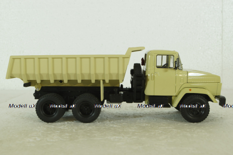 Краз-6510 самосвал, 1985г, бежевый, Н775, Наш Автопром 1:43