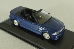 BMW M3 Cabriolet (E46) 2001, blue, 431020031, Minichamps 1:43