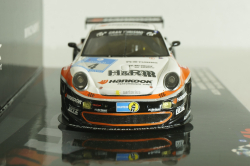 Porsche 911(997) Alzen Turbo Hankook, 24h ADAC Nurburgring #4 2008, white/black, 437086804, Minichamps 1:43