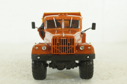 Краз-255 самосвал, оранжевый, Н723, Наш Автопром 1:43
