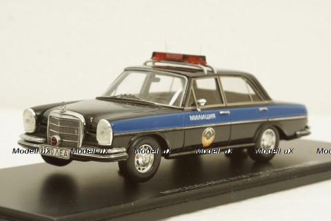 Mercedes 280SE W108 ГАИ г. Ленинград 1980г., Spark 1:43