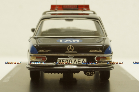 Mercedes 280SE W108 ГАИ г. Ленинград 1980г., Spark 1:43