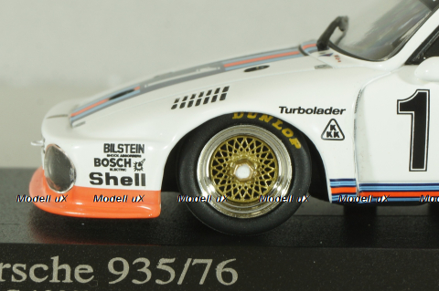 Porsche 935/76 Martini ADAC 1000km 1976 Stommelen/Schurti, white, 400766301, Minichamps 1:43
