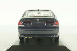 BMW 735 E65 7-Series, 2001, blue, 431020206, Minichamps 1:43
