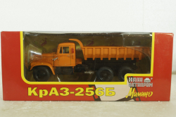 Краз-256Б самосвал, из к/ф Мимино, оранжевый, Н781, Наш Автопром 1:43