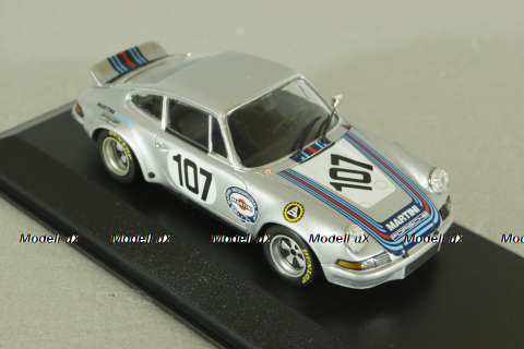 Porsche 911 Carrera RS R 2,8 Targa Florio 1973 Martini, Pucci-Stekkonig, silver, 430736907, Minichamps 1:43