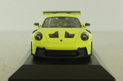Porsche 911 (992) GT3 RS with Weissach package year 2023, acid green, 410062111, Minichamps 1:43