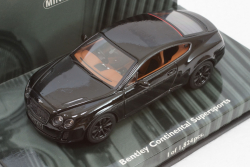 Bentley Continental Supersports 2009, black, 436139801, Minichamps 1:43 Уценка