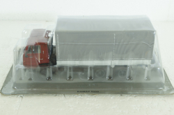 Камаз-5320 с тентом, красный/серый, KLN037, Kultovni Nakladaky Minule Ery #37, 1:43