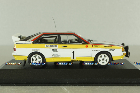 Audi Quattro #1, winner rally Monte Carlo 1984, 430841901, Minichamps 1:43