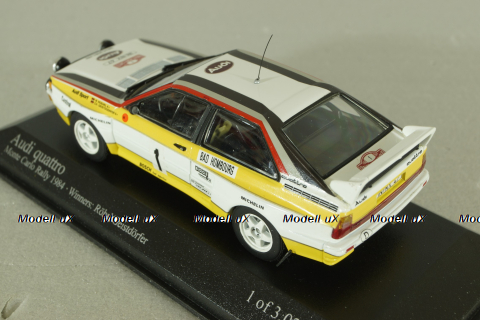 Audi Quattro #1, winner rally Monte Carlo 1984, 430841901, Minichamps 1:43