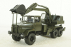 Краз-6322 ЭОВ-4422, Экскаватор хаки, Н748, Наш Автопром 1:43