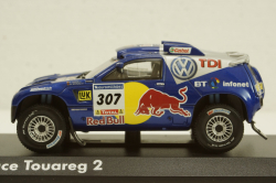 Volkswagen Touareg 2 #307, Race Rally Red Bull 2006 C.Sainz, 7L7099300AB, Norev 1:43