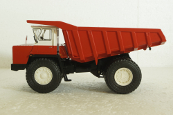 Белаз-548, карьерный самосвал, красный, Н007, Наш Автопром 1:43