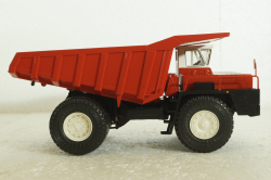 Белаз-548, карьерный самосвал, красный, Н007, Наш Автопром 1:43