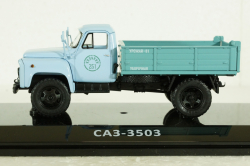 Газ-3503 Саз, 1981 г., голубой, 105210, DiP Models 1:43