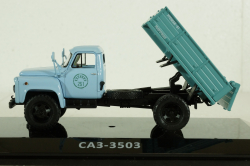 Газ-3503 Саз, 1981 г., голубой, 105210, DiP Models 1:43