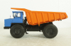 Белаз-7523 карьерный самосвал, синий/оранжевый, Н009, Наш Автопром 1:43