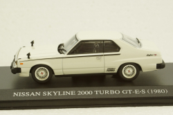 Nissan Skyline 2000 Turbo Gt, white, KHGC211, Dism 1:43