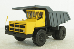 Белаз-7540 карьерный самосвал, желтый/серый, Н004, Наш Автопром 1:43